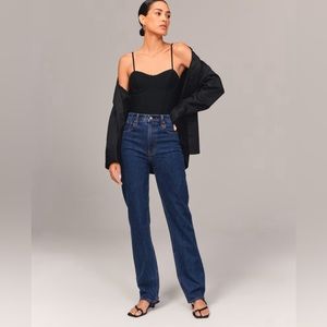 Abercrombie 90s Straight Ultra High Rise Jeans